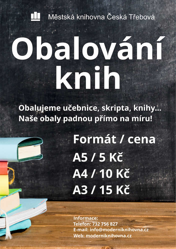 Plakát: obalování knih