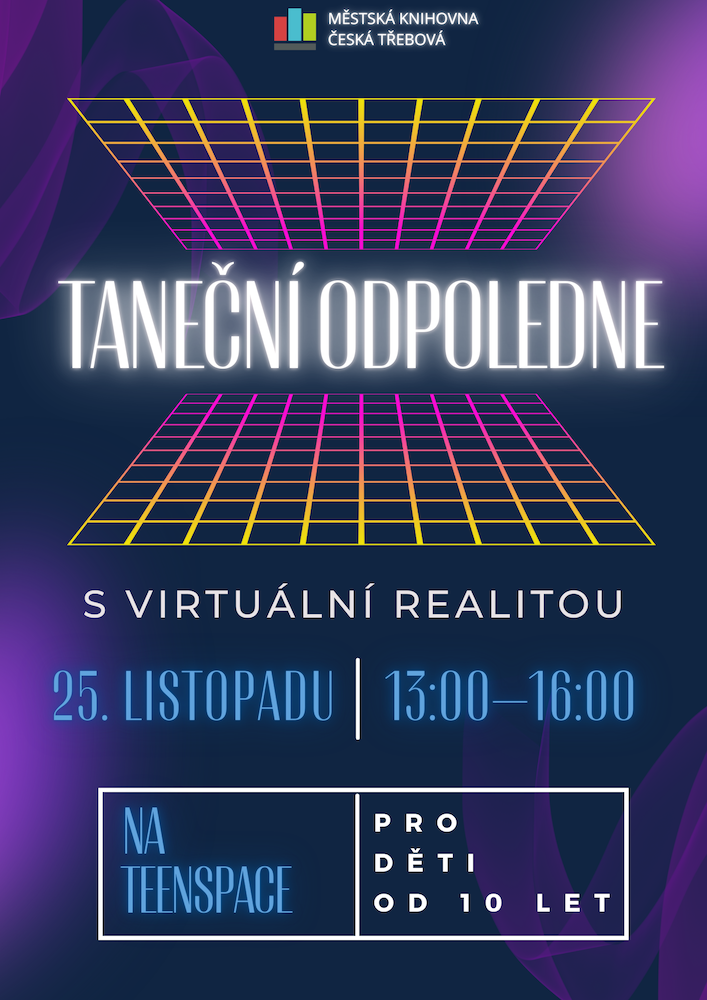 Plakat: VR tanecni odpoledne