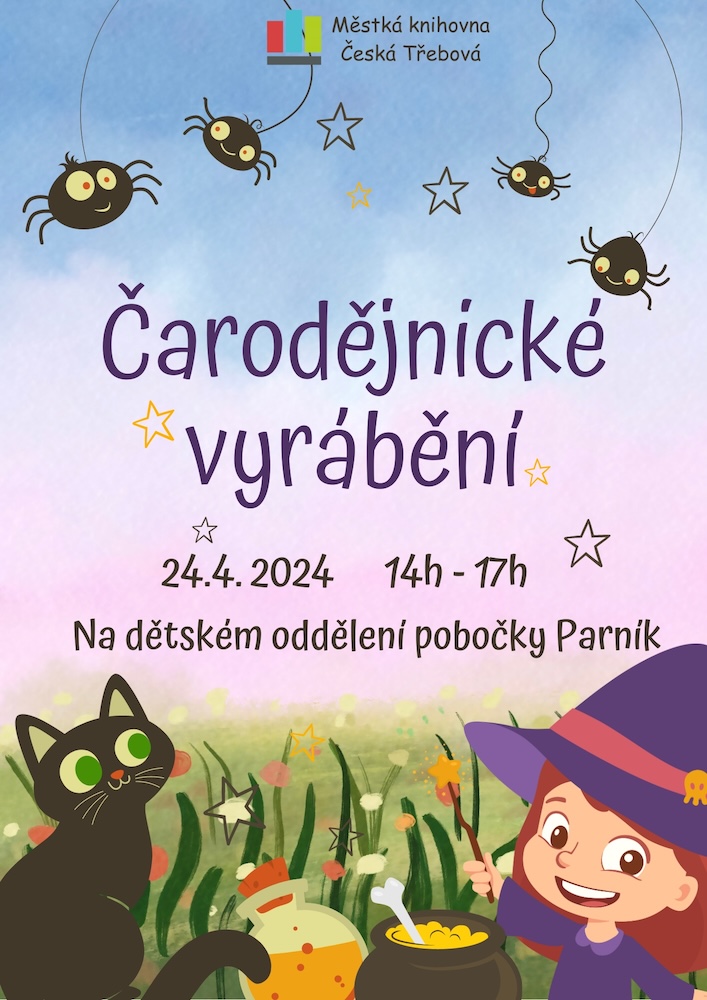 Plakát: Čarodějnické vyrábění