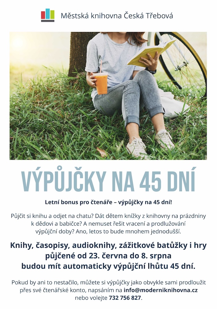 Plakát: výpůjčky na 45 dní