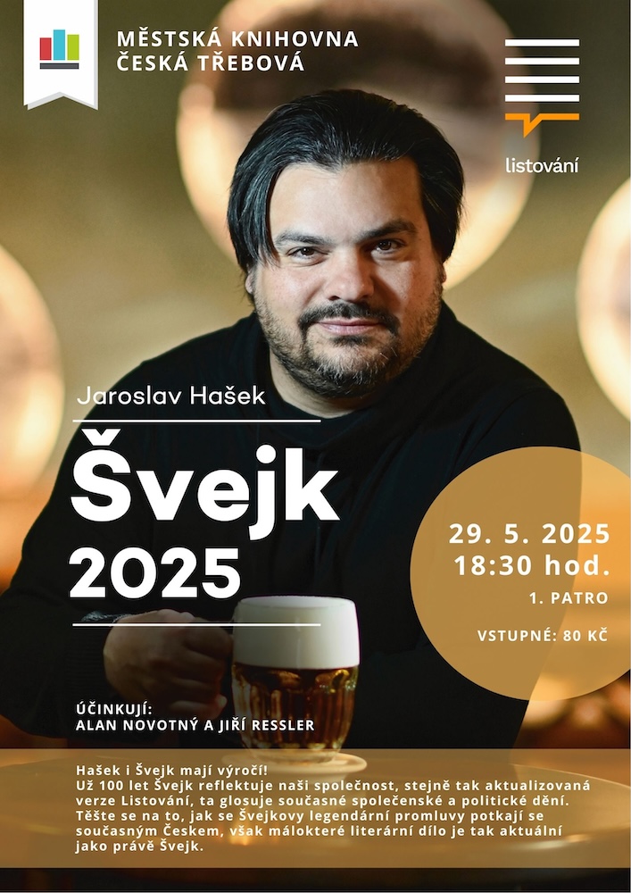 Plakát: Listování, Švejk 2025