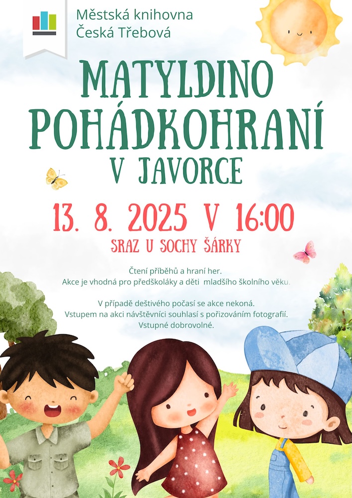Plakát: Matylda v Javorce, srpen 2025