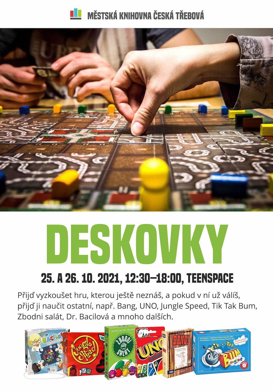 Plakát: Deskovky na TeenSpace