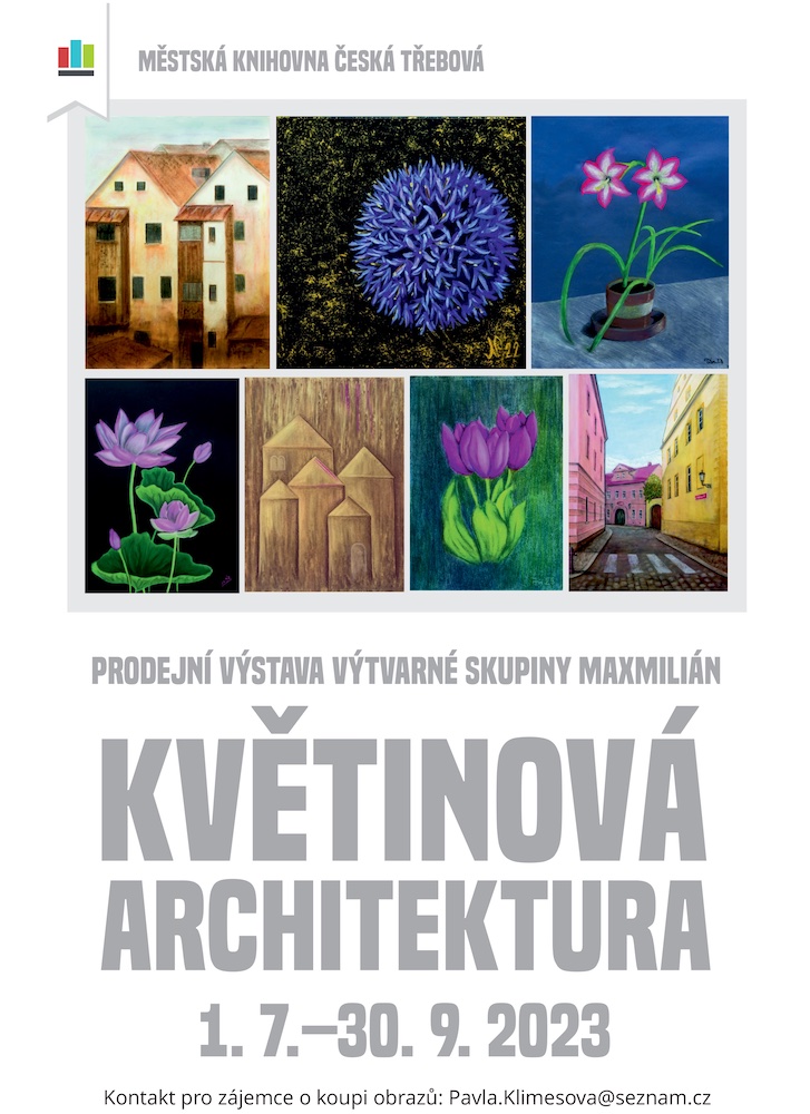 Plakát: skupina Maxmilian kvetinova architektura 2023