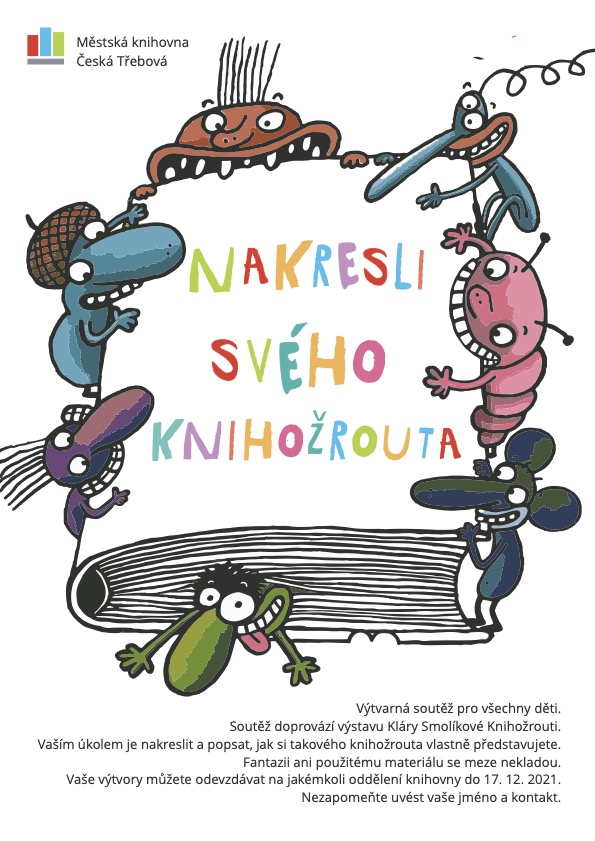 Plakat: nakresli svého knihožrouta