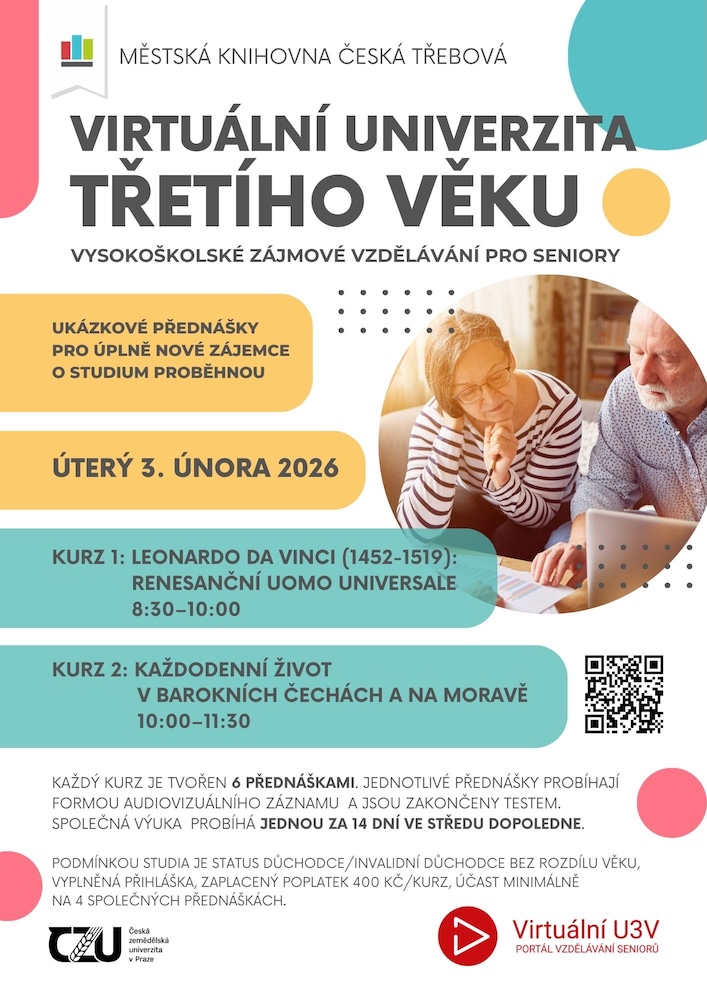 Plakát: Virtuální univerzita třetího věku